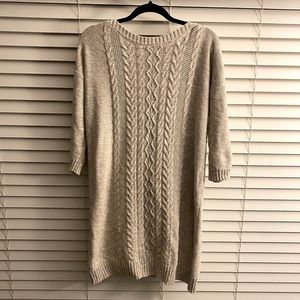 Long sleeve sweater dress